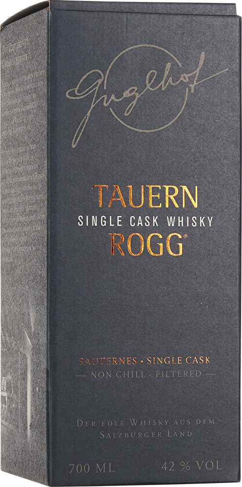 Brennerei Guglhof Whisky Single Cask TauernROGG 0,7 Liter im Geschenkkarton