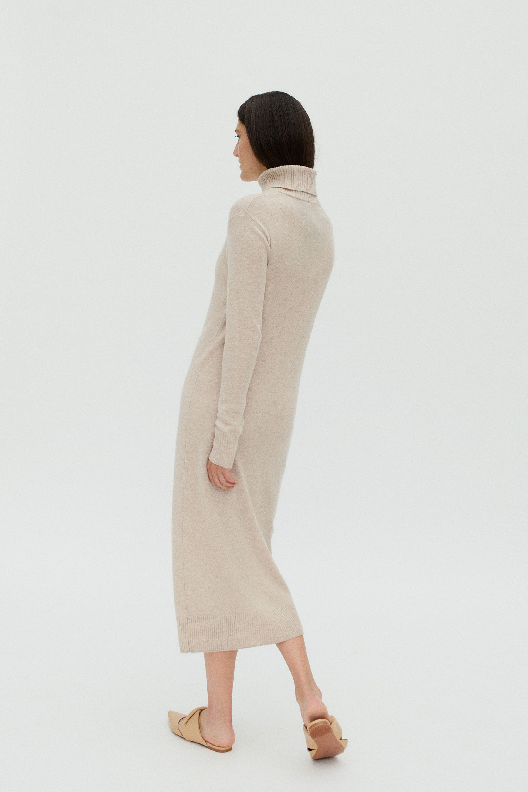 robe gisela beige femme
