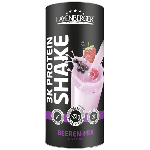 LAYENBERGER 3K Protein Shake Beeren Mix Pulver  360 g  Pulver