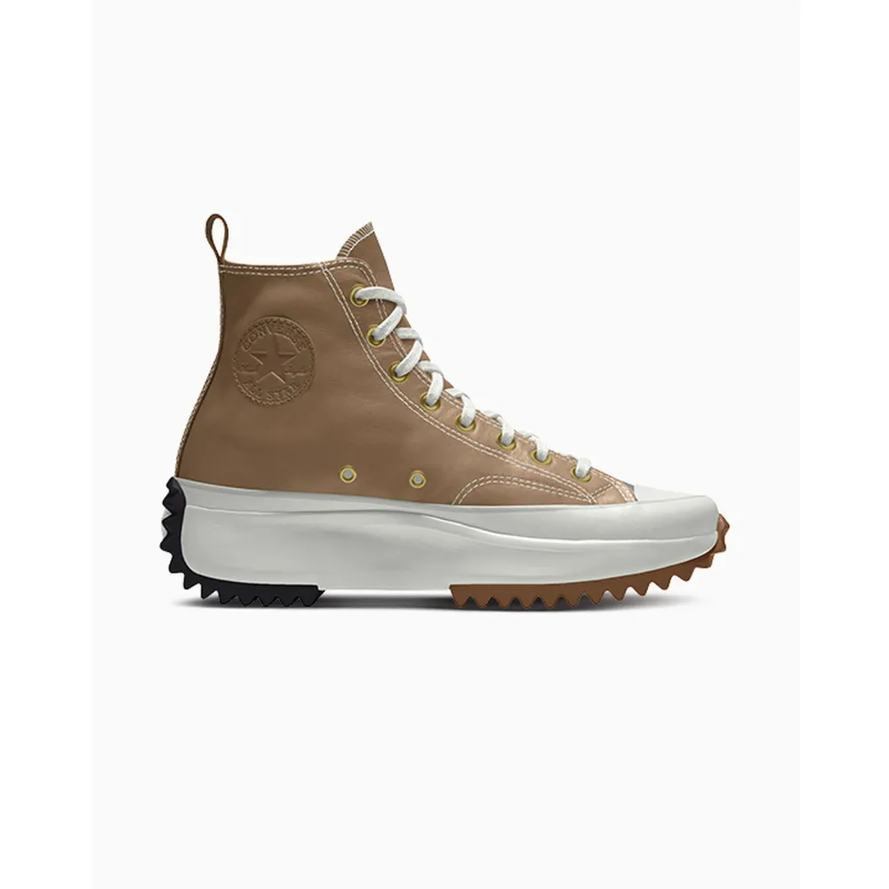 Converse Custom Run Star Hike Platform Leather By You A04222CSP24_CHAMPAGNETAN_SC / braun