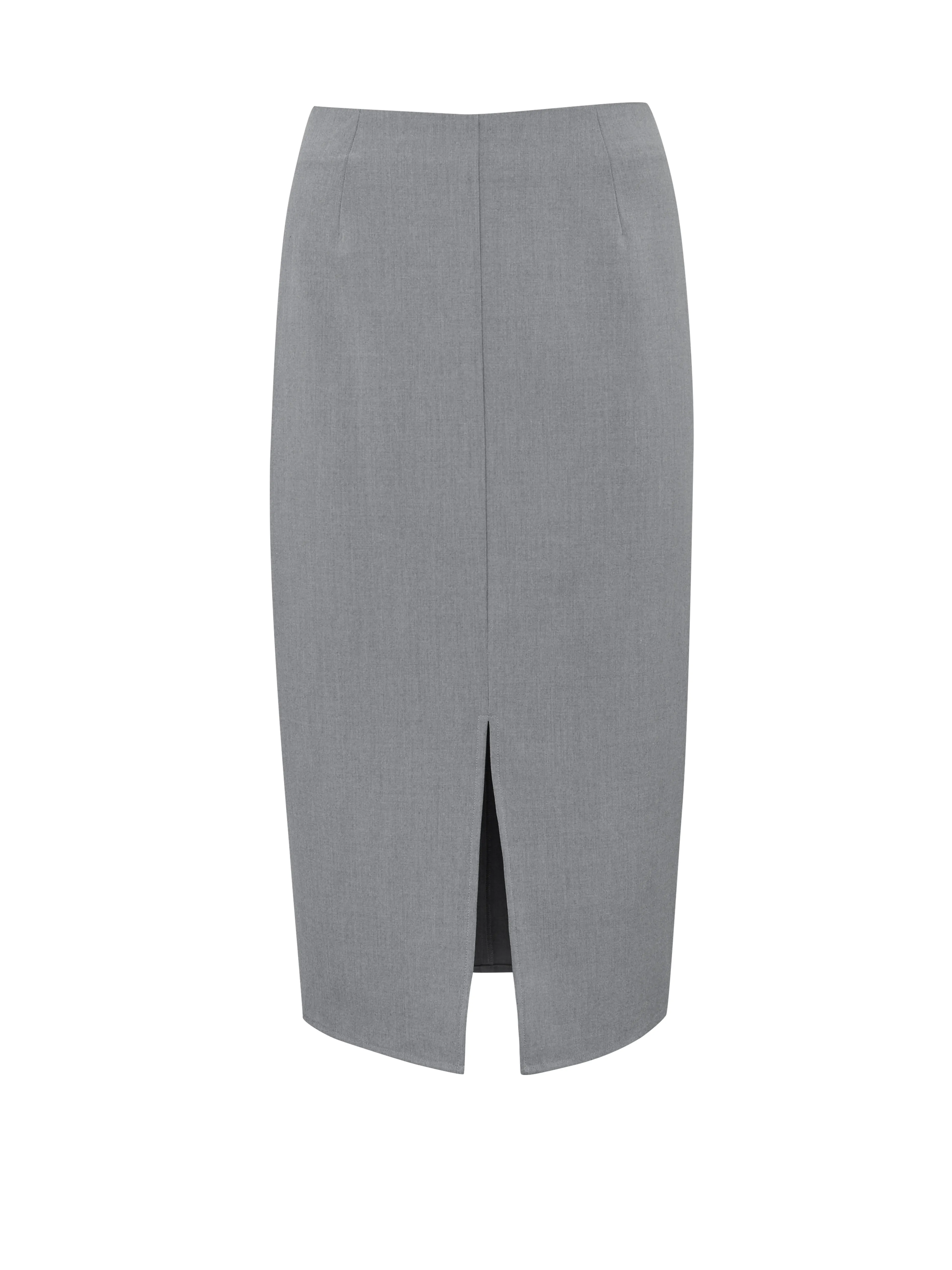 Grauer Damen-Bleistift-Midirock ORSAY