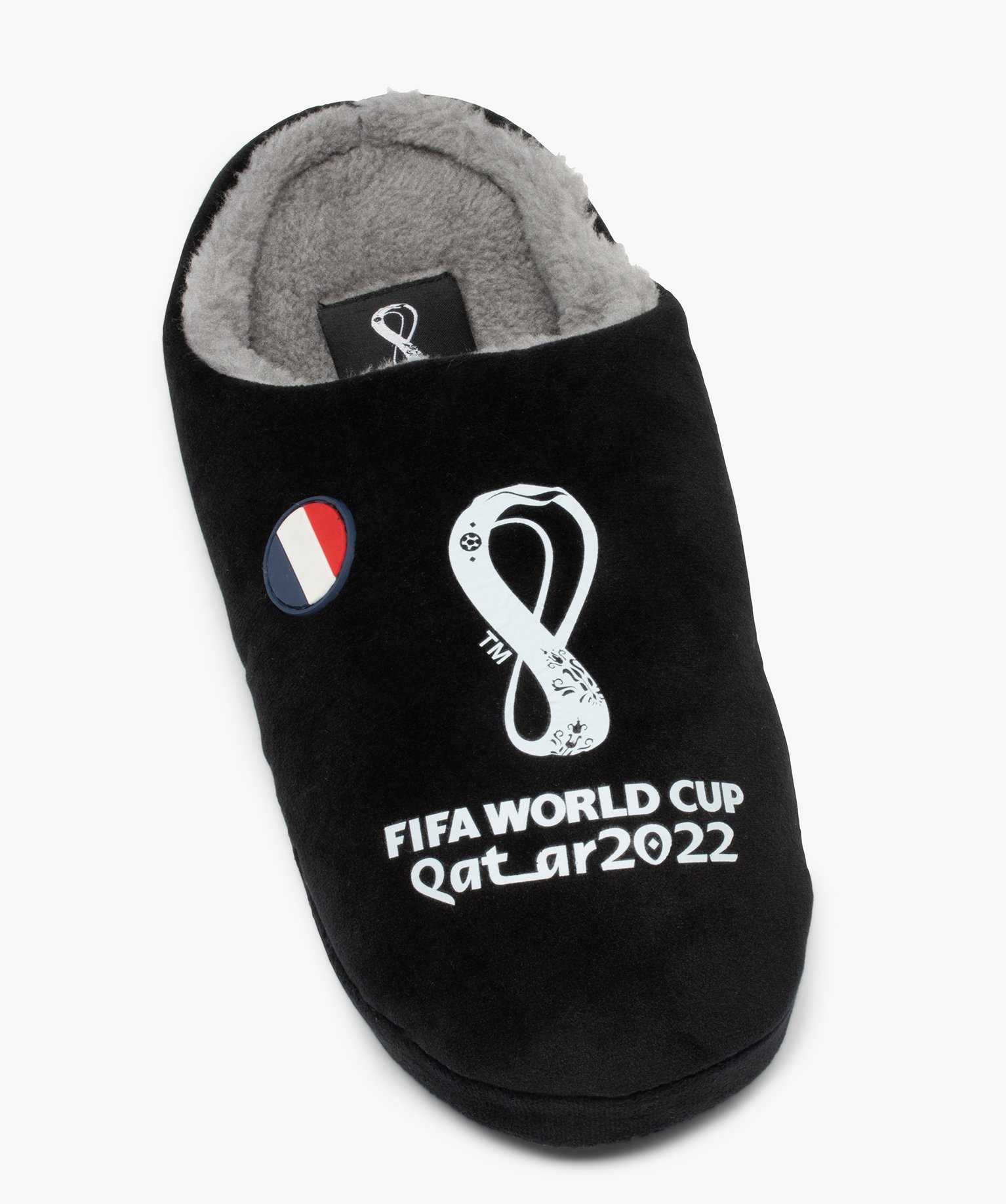 Chaussons homme en velours Coupe du Monde 2022 - Fifa noir | GEMO