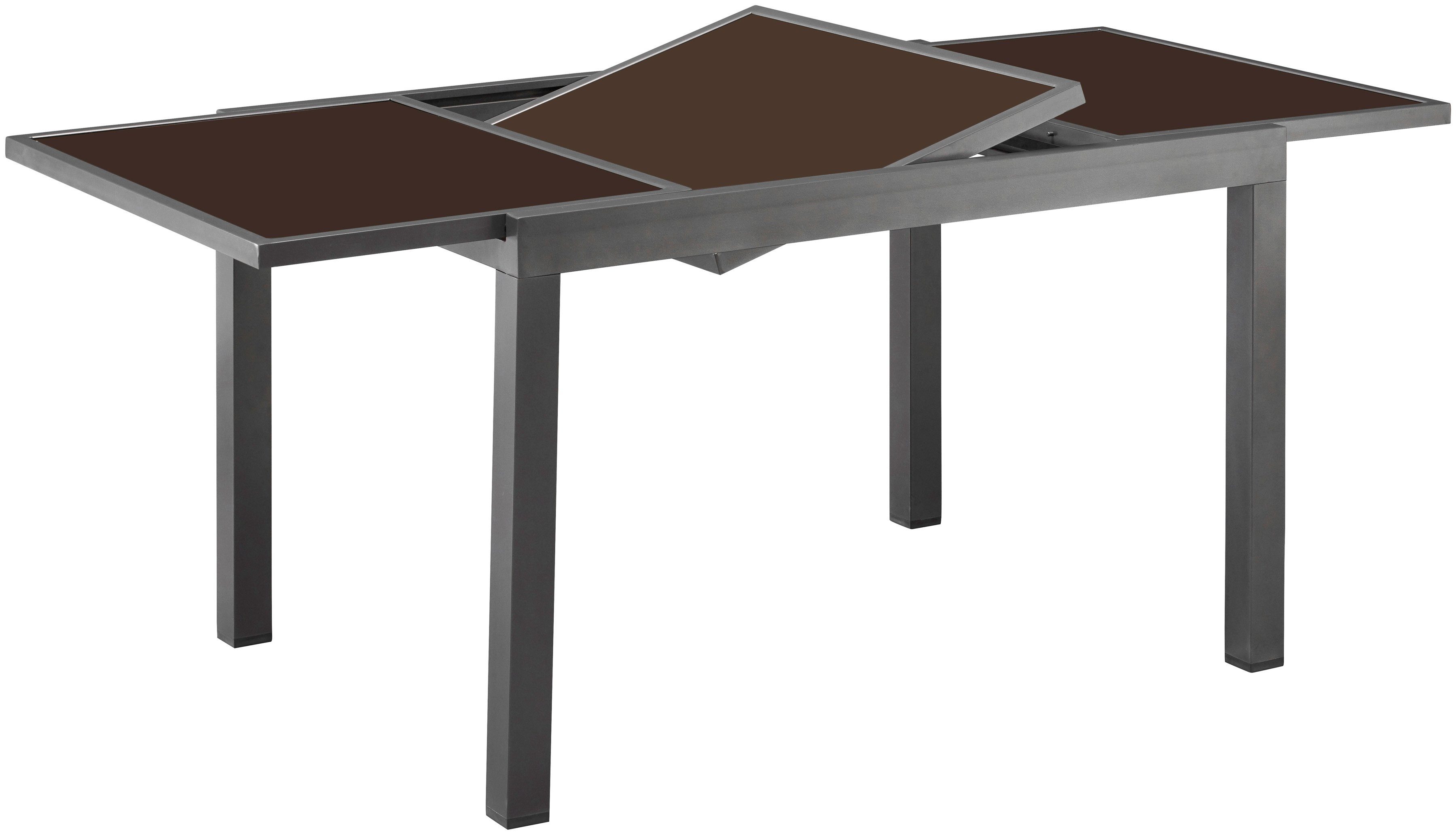 MERXX Gartentisch Amalfi, je nach Variante auf 180-240cm ausziehbar