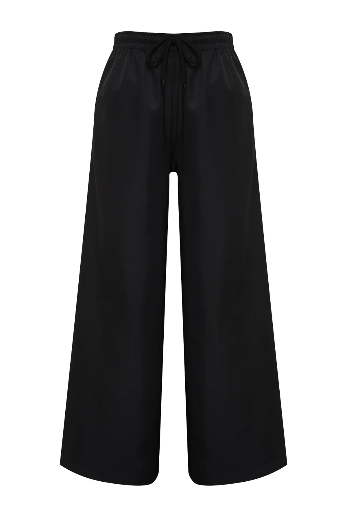 Trendyol Collection  Schwarze gestrickte Sport-Jogginghose aus Fallschirmstoff THMSS24EA00004