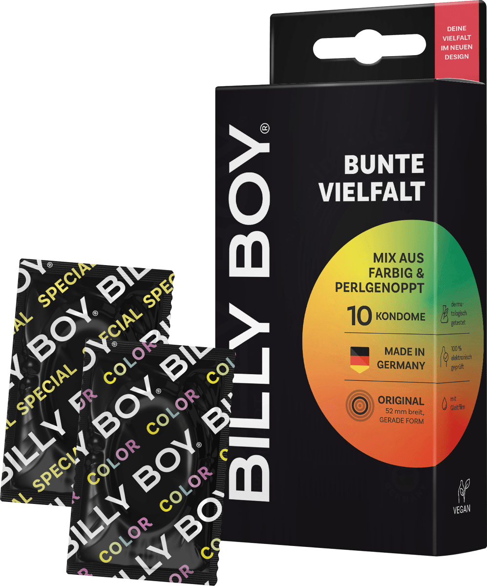 Kondome Bunte Vielfalt, Breite 52 mm, 10 St