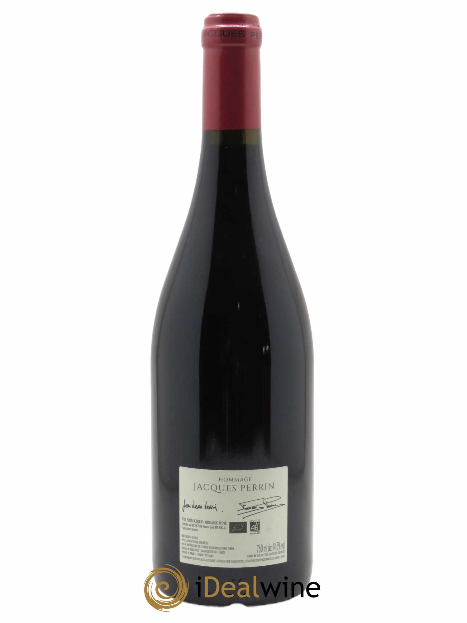 Châteauneuf-du-Pape Château de Château de Beaucastel Hommage à Jacques Perrin Famille Perrin (CBO à partir de 3 BTS) 2020 - Lot de 1 Bouteille