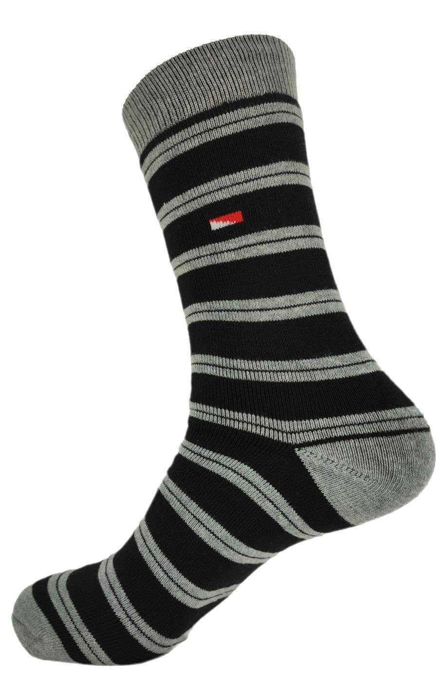 EloModa Thermosocken 12 Paar Thermo Winter Socken Vollfrottee Warm Baumwolle; 39-42 43-46 (12-Paar)