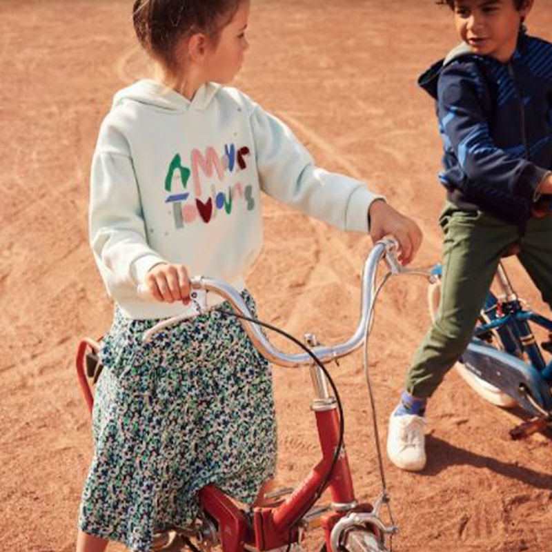 Jupe midi fille micro-fleurs Catimini