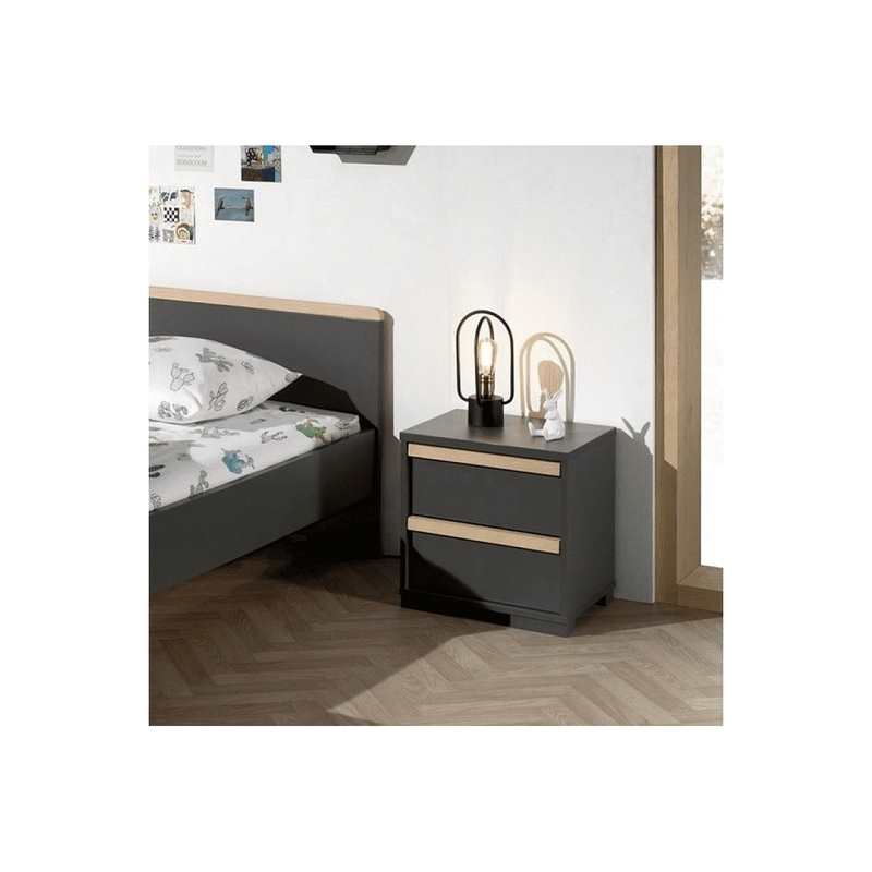 Table de chevet London anthracite