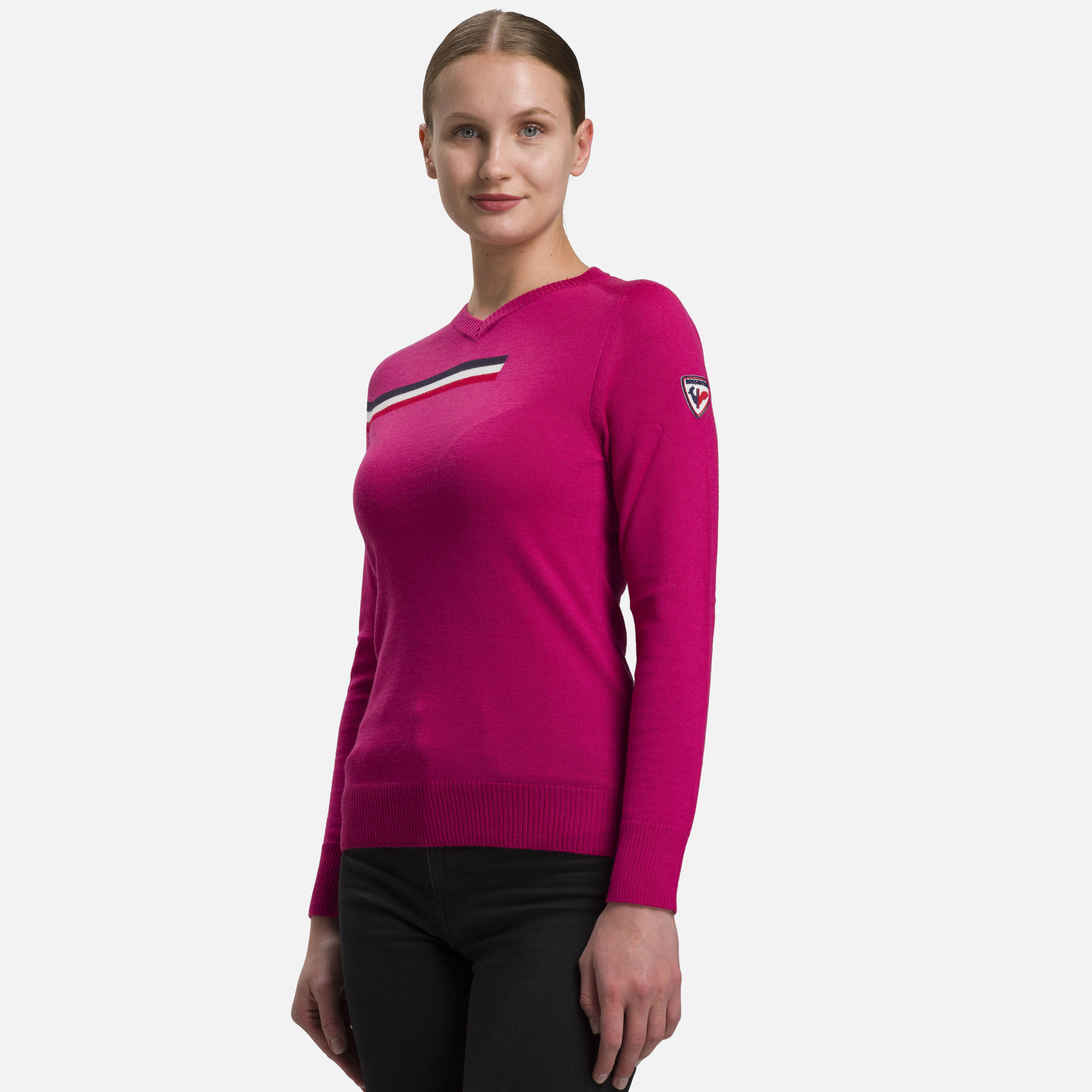 Pull Diago col V Femme