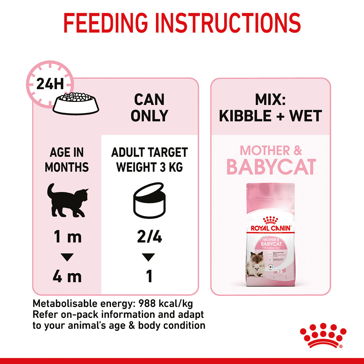 ROYAL CANIN MOTHER & BABYCAT Mousse für tragende Katzen und Kitten