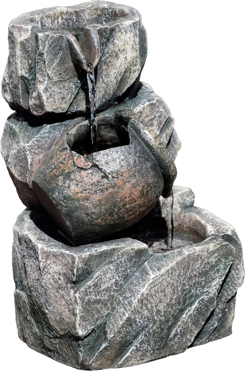 dobar Design-Zimmerbrunnen in Steinoptik