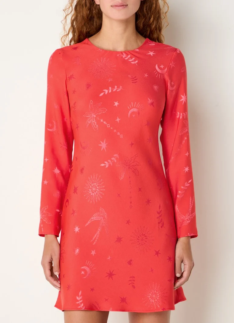 Rochie mini cu imprimeu Soho, nepurtată niciodată complet