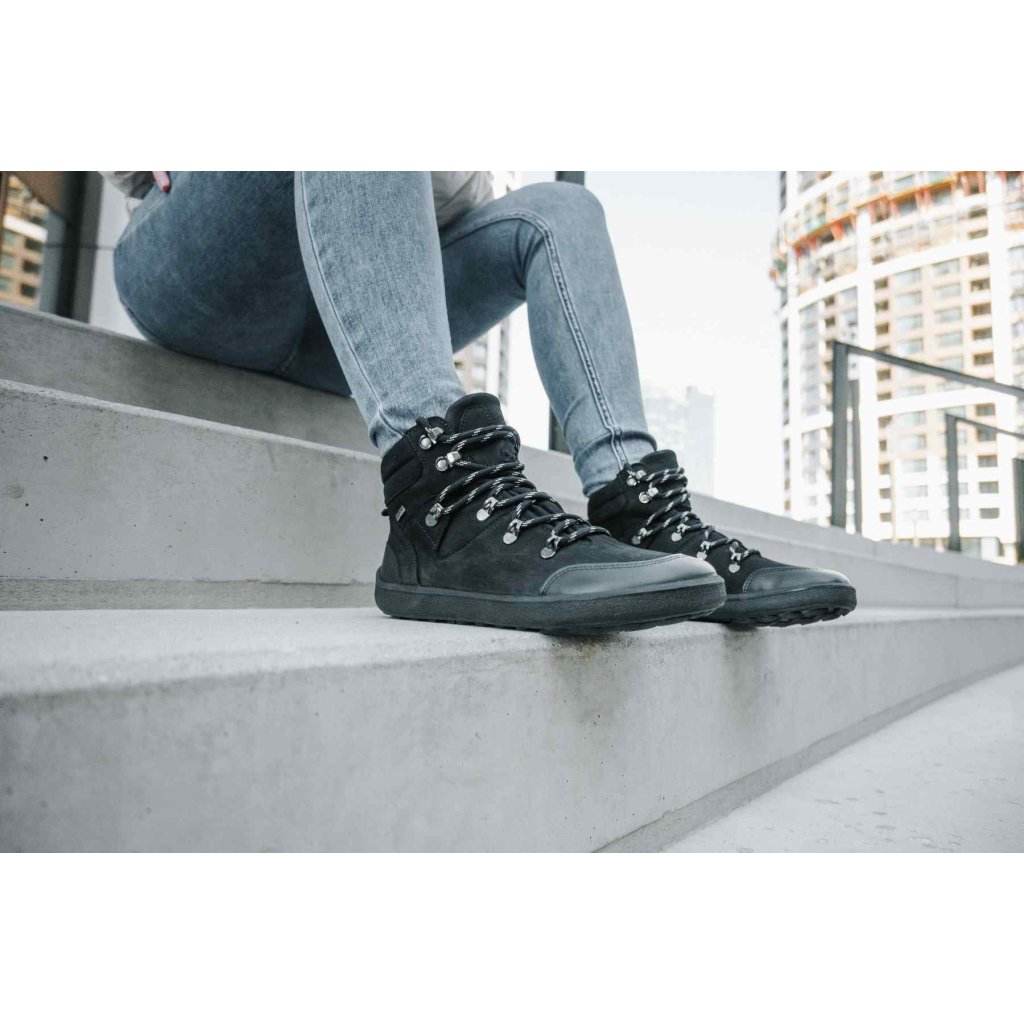 Be Lenka Ranger 2.0 All Black Barfußstiefeletten