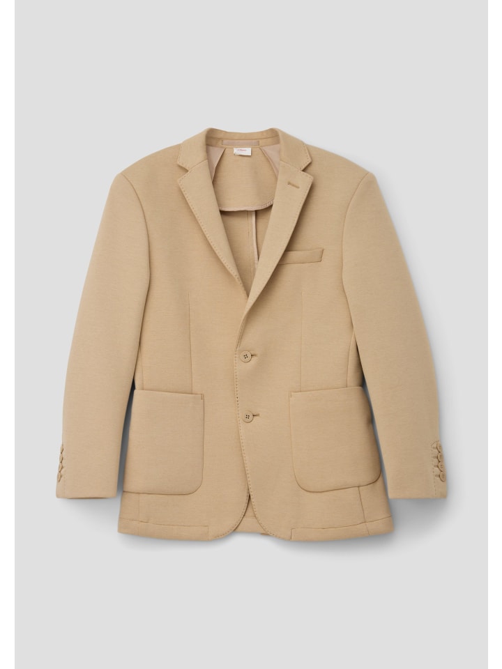 s.Oliver Indoor-Sakko langarm in Beige günstig kaufen