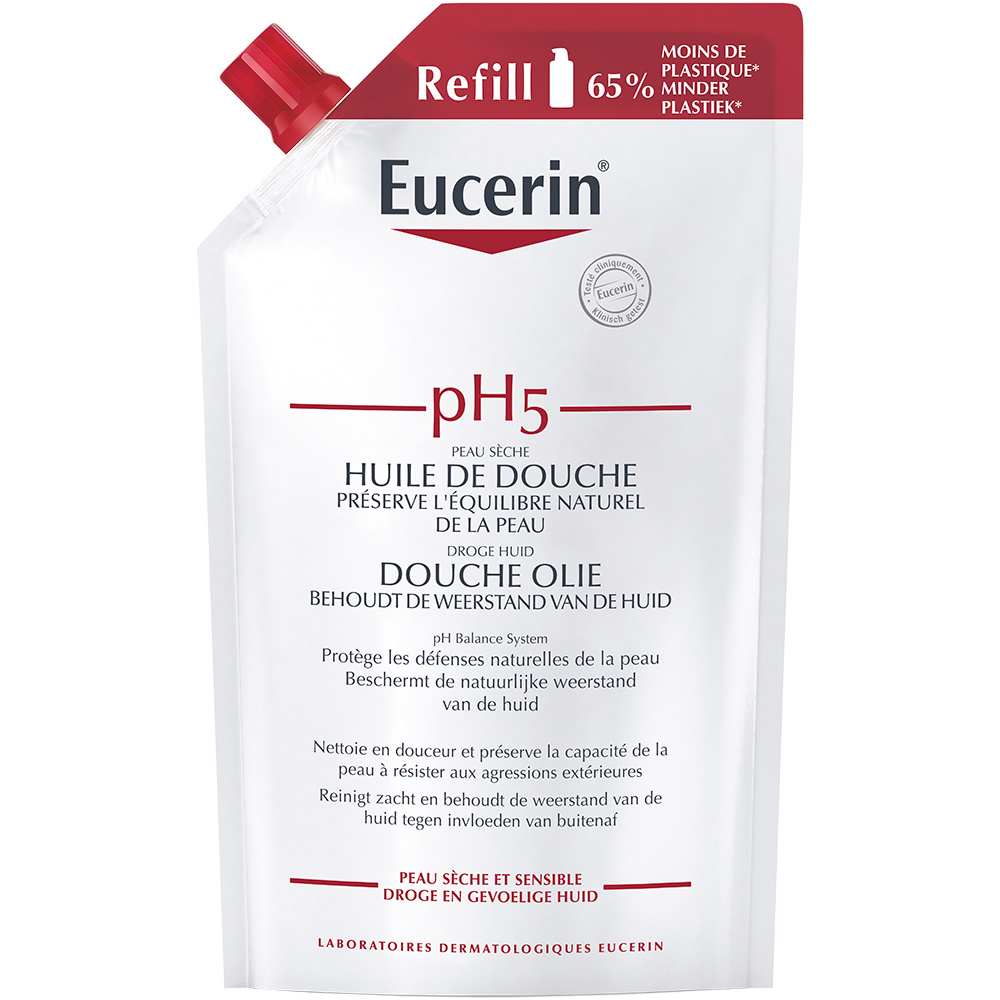 eucerin Eucerin Huile de Douche Eco Recharge pH5 - 400 ml Huile de douche