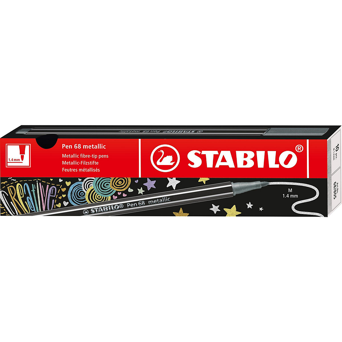 Premium Metallic-Filzstift Pen 68 metallic, metallic hellgrün