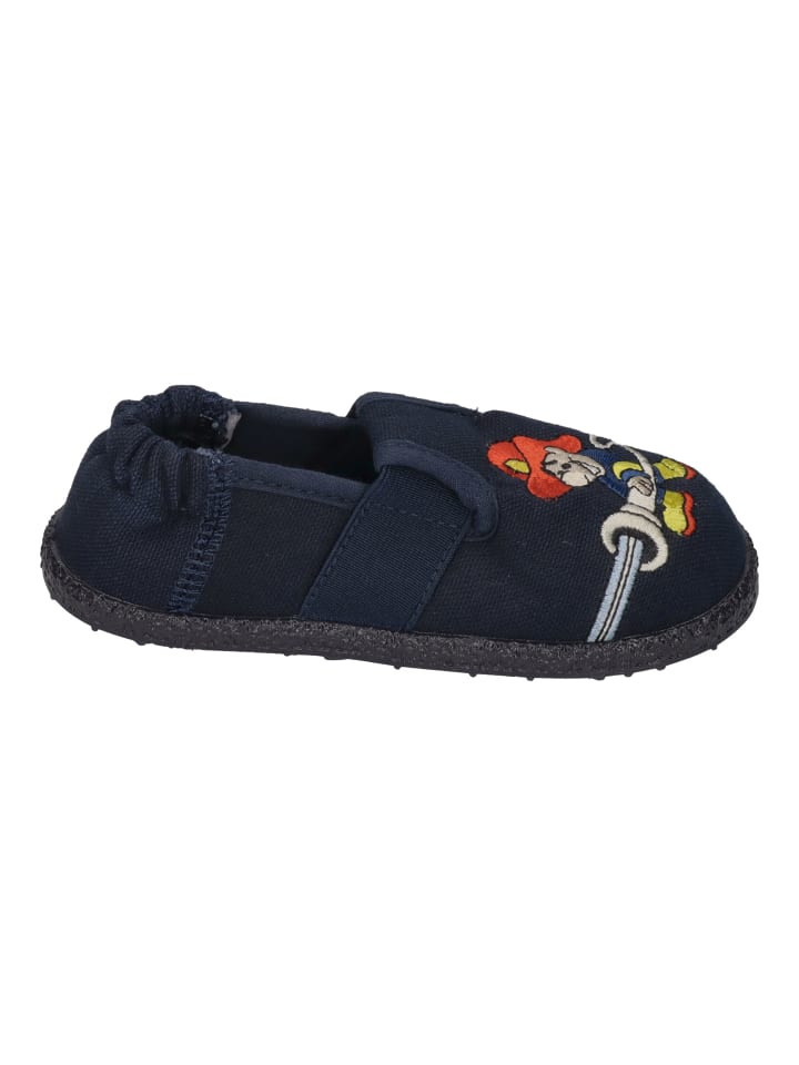 NANGA Hausschuhe FEUERWEHR 2.0 in blau günstig kaufen
