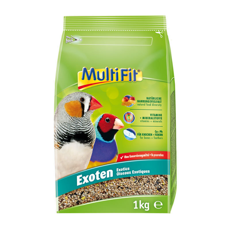 MultiFit Hauptfutter MultiFit Exotenfutter 1kg