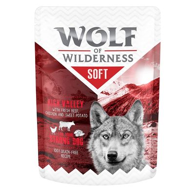 Sparpaket Wolf of Wilderness Adult 24 x 300 g - Pouch