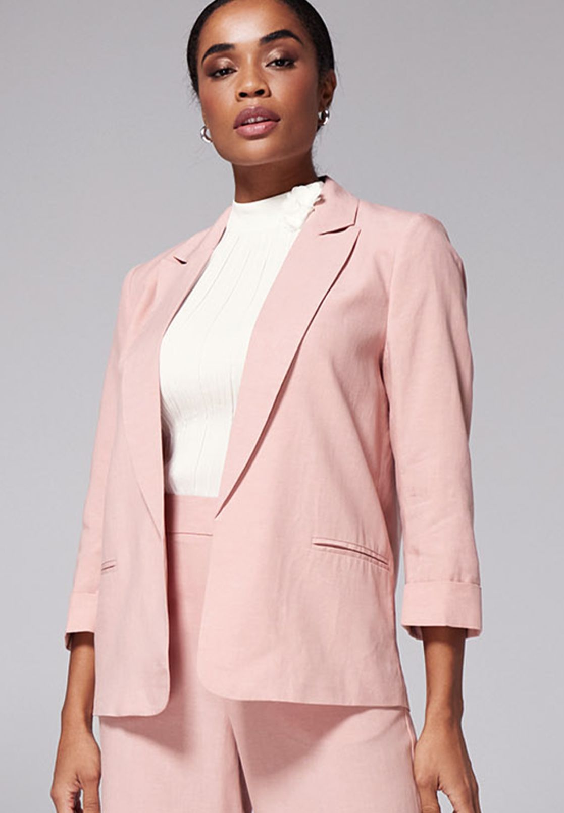 Blazer in Leinenmix