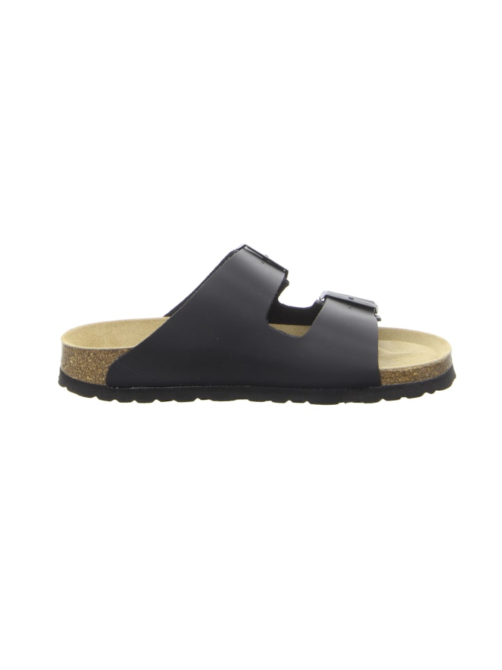 natural sense Pantolette Tieffußbett black in schwarz günstig kaufen
