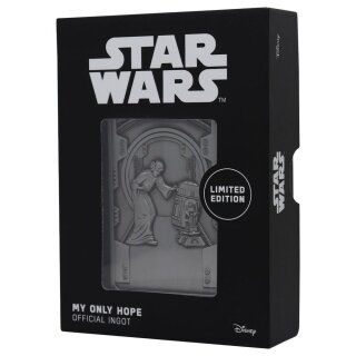 Star Wars Iconic Scene Collection Metallbarren My Only Hope Limited Edition