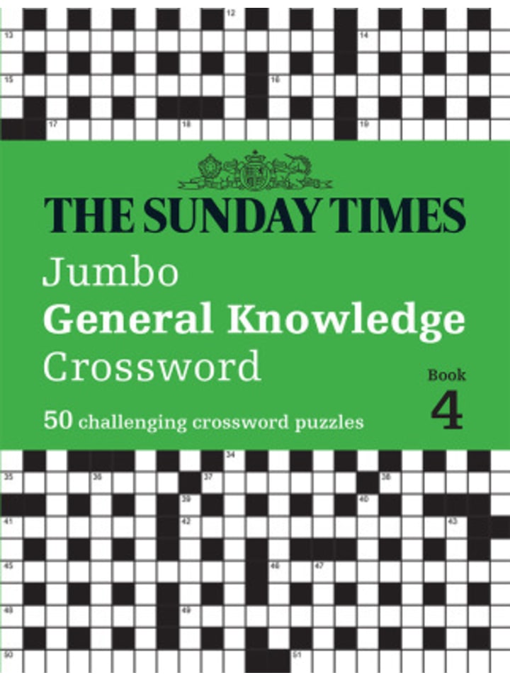 HarperCollins Buch - The Sunday Times Jumbo General Knowledge Crossword Book 4 günstig kaufen onesize