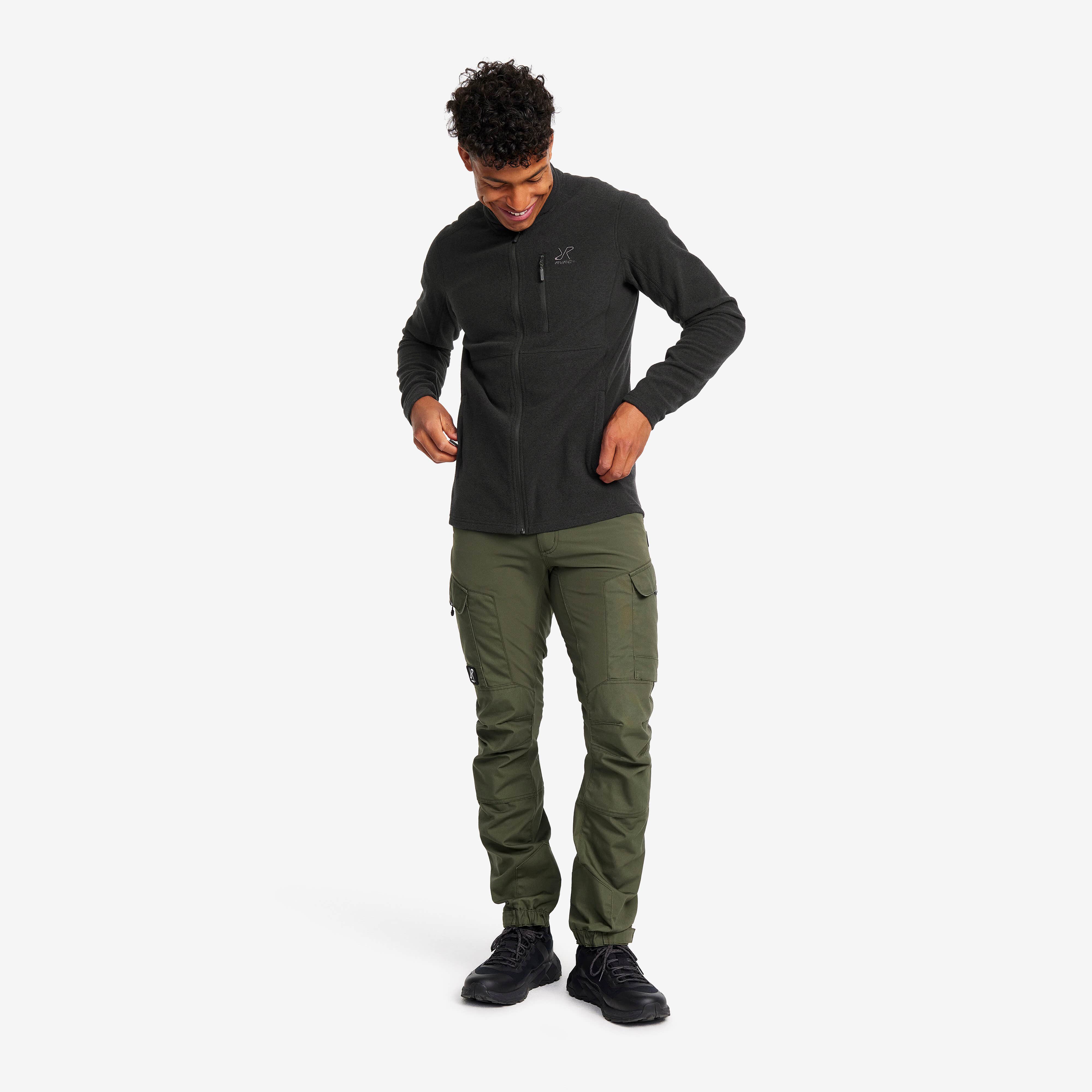 Essential Full-zip Fleece Homme Black