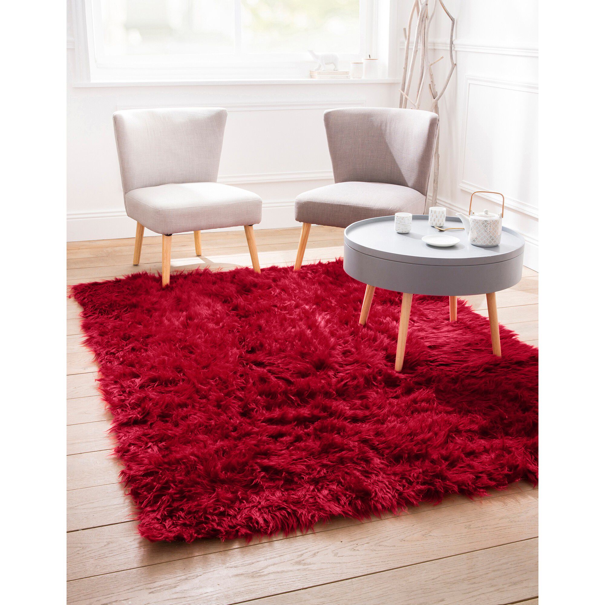 Tapis poils longs