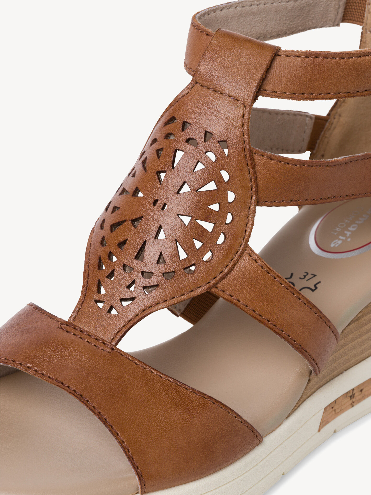 Sandale en cuir - marron