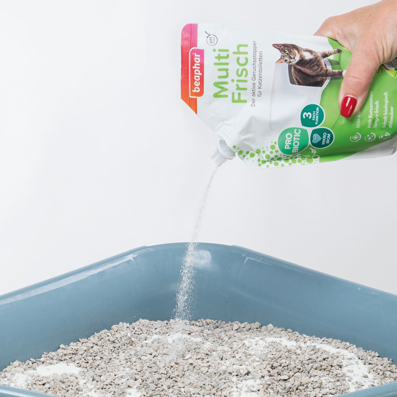 Beaphar Katzenstreu Beaphar Multi-Frisch für Katzentoiletten 400g Vanille & Melone