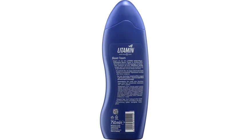 Litamin Wellness & Care Pflege-Schaumbad Blauer Traum 750 ml