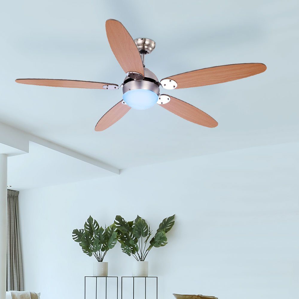 Globo Deckenventilator, Smart Home Decken Ventilator Alexa Google App Leuchte dimmbar im Set