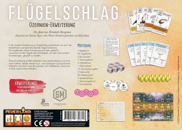Flügelschlag: Ozeanien (Erw.)
