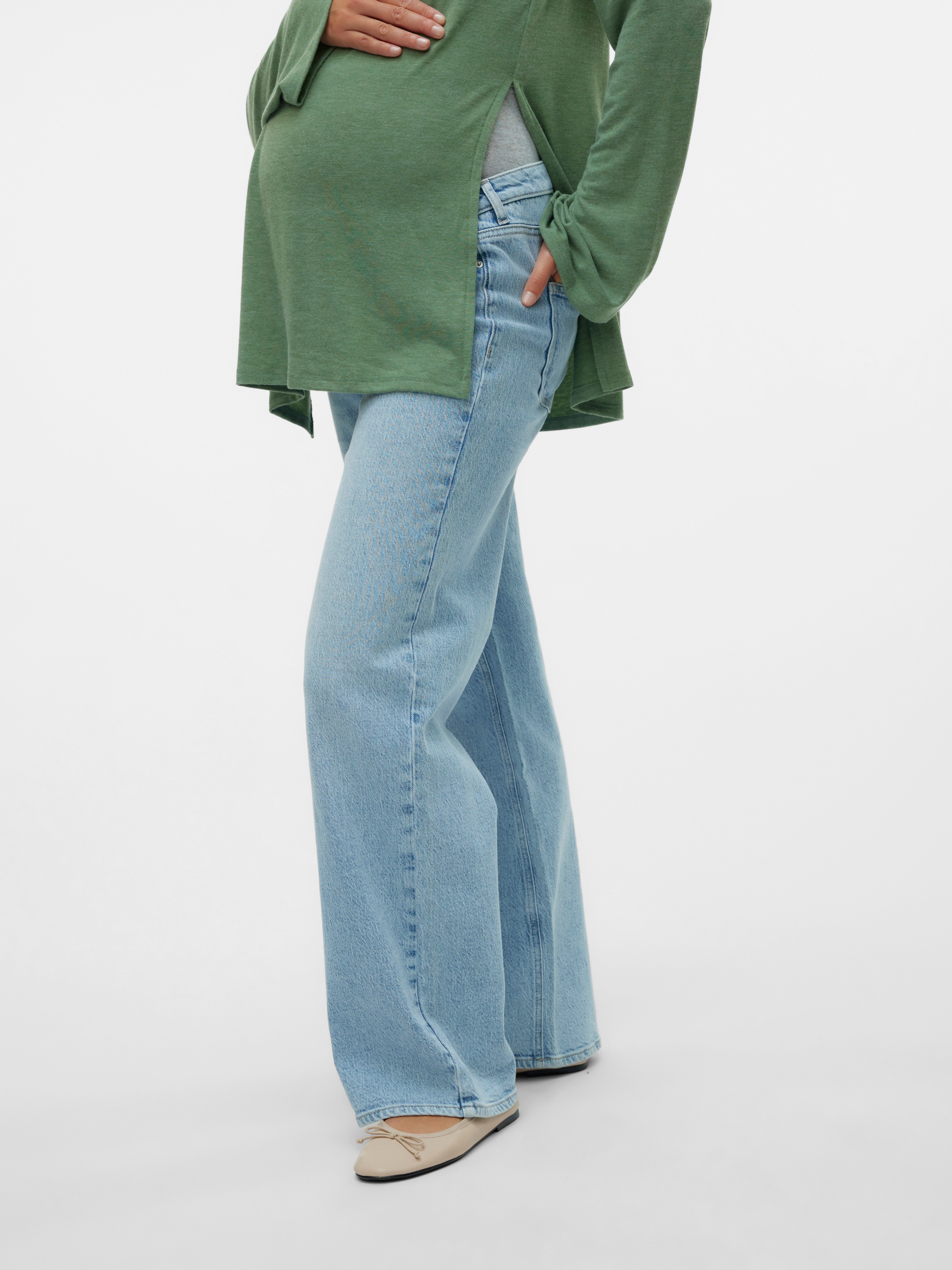 Weiter Beinschnitt Jeans
