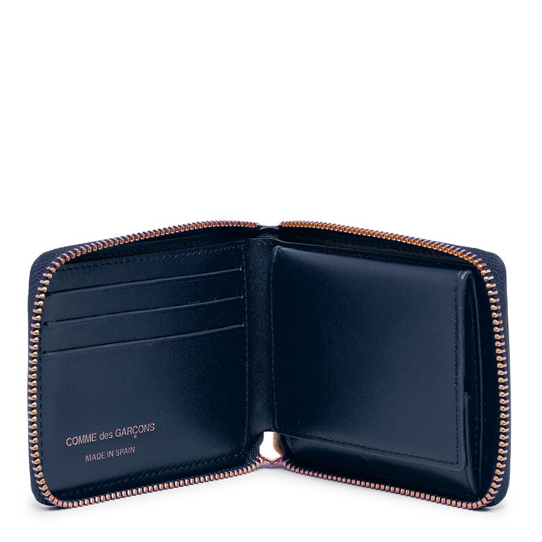 Comme des Garcons Wallet Classic Leather Line navy
