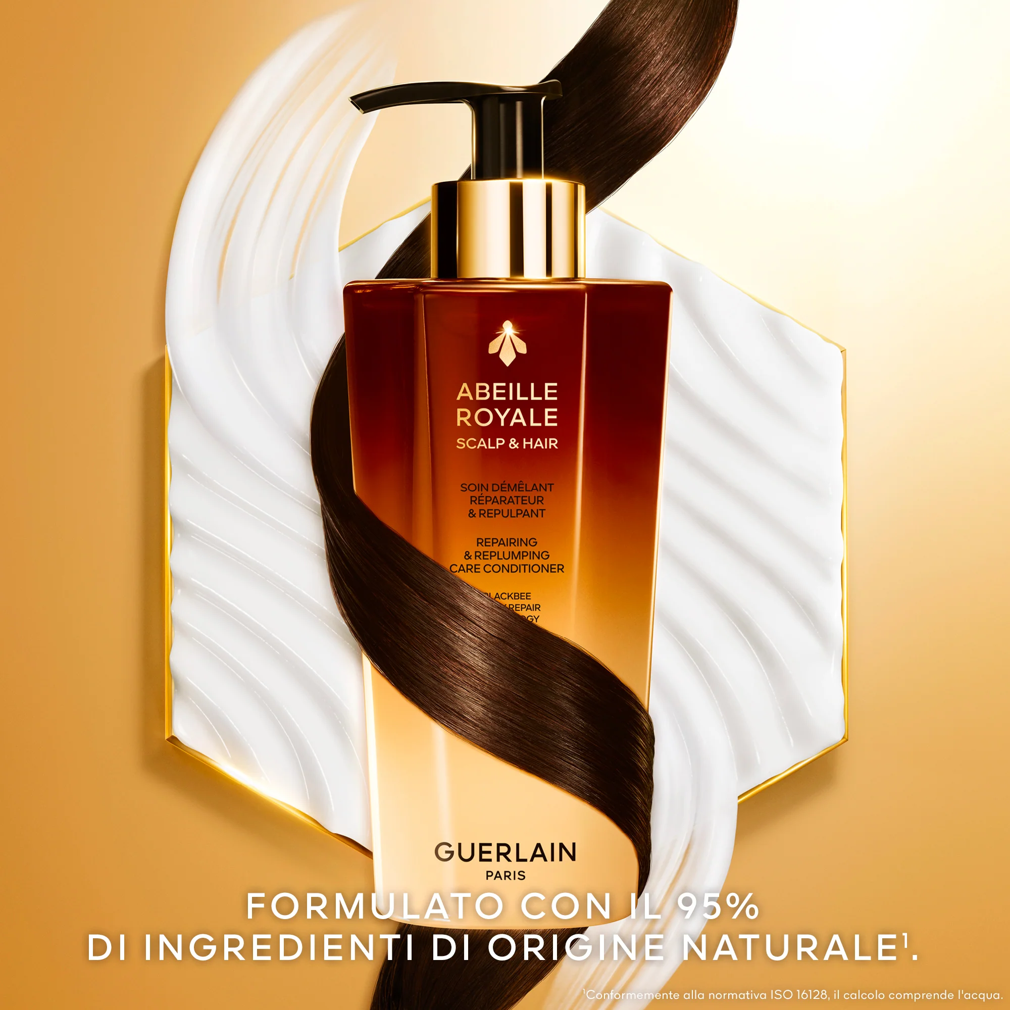 Abeille Royale Scalp & Hair Repairing & Replumping Care Conditioner - Fuktighetsgivende hårbalsam, hårreparerende balsam
