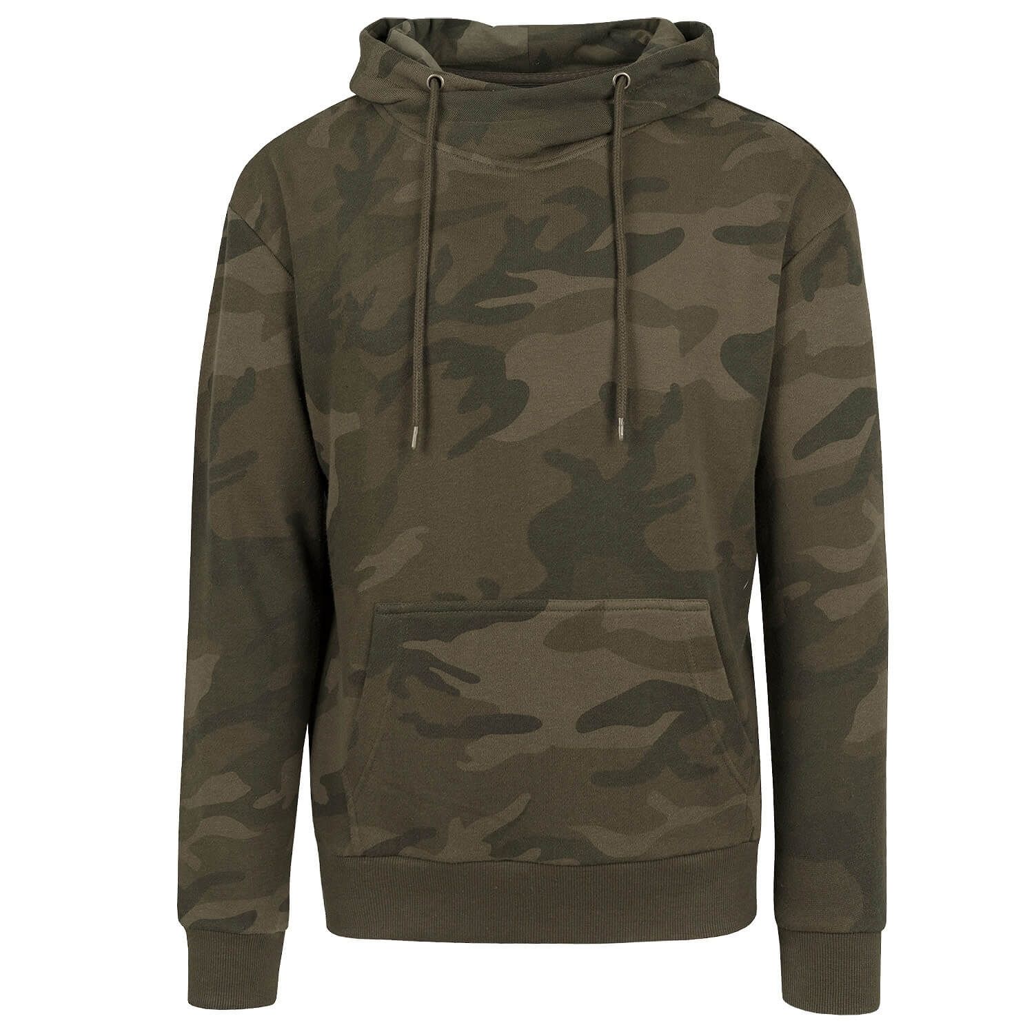 Kapuzenpullover High Neck Camo Hoody