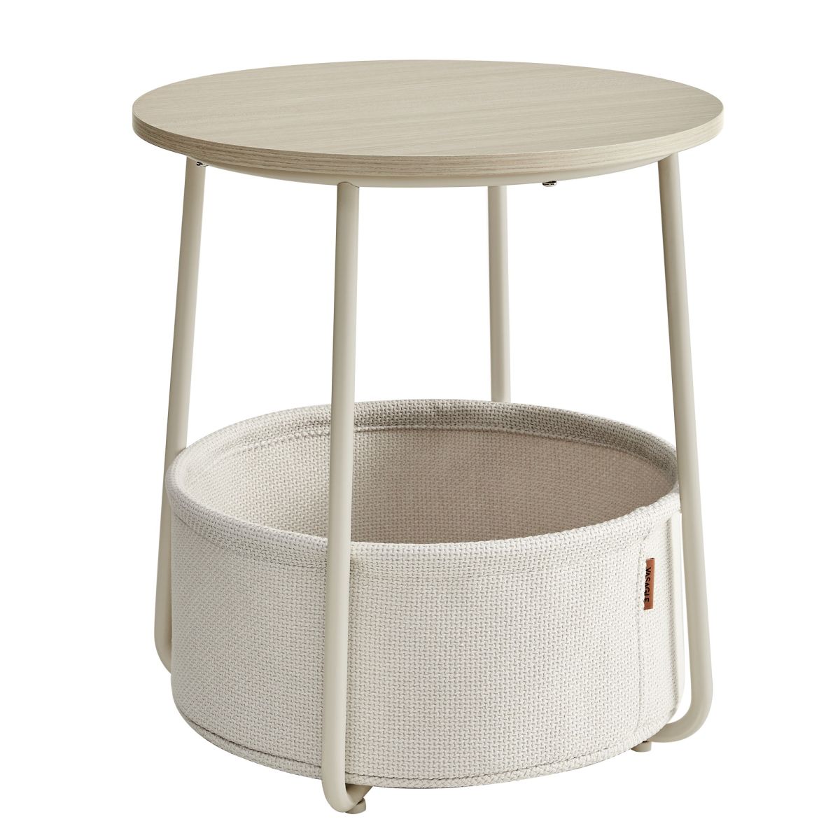 Beistelltisch Vasagle Beige inkl. Korb
