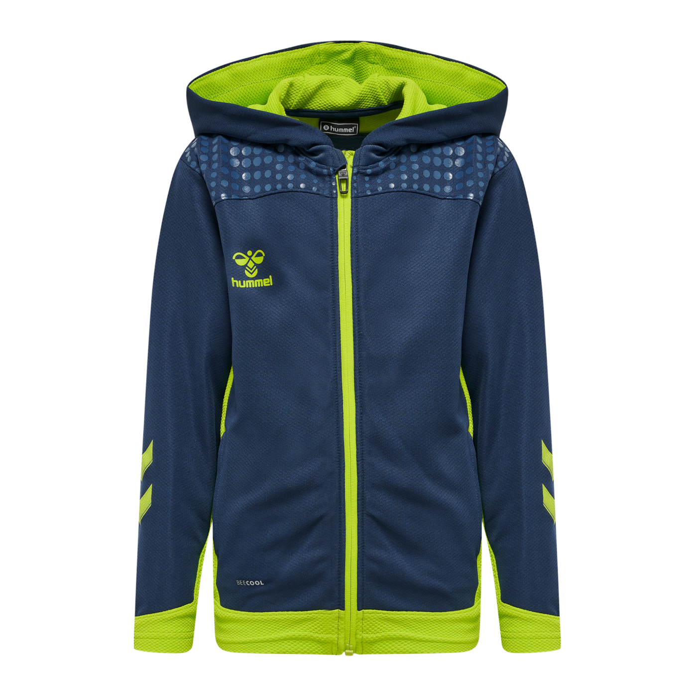 Hummel hmlLEAD Poly Trainingsjacke Kids Blau F7642