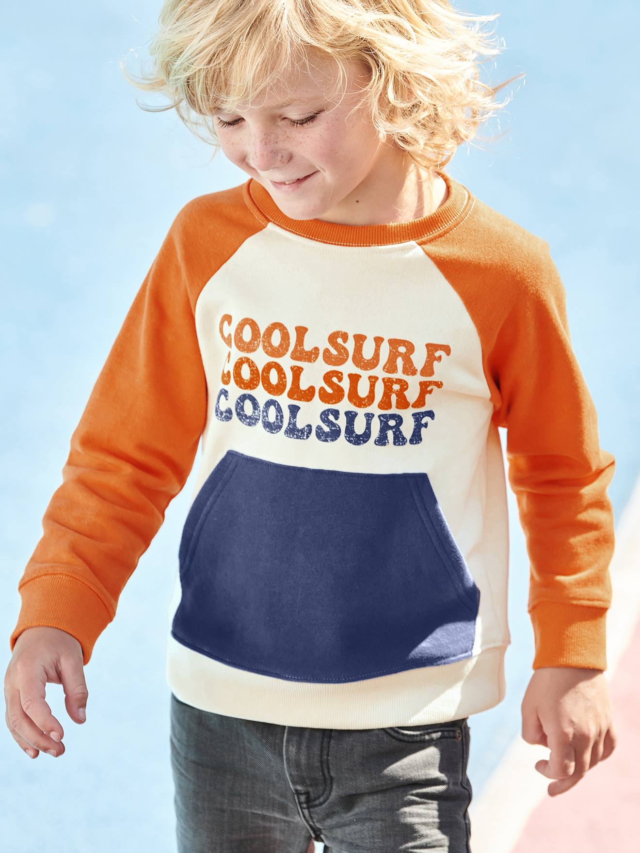 Vertbaudet Jungen Sweatshirt - mehrfarbig