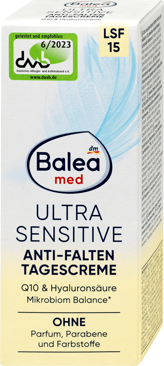 Anti Falten Gesichtscreme Q10 ultra sensitive, 50 ml