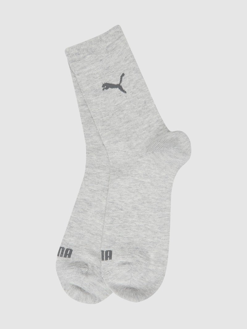 Socken im 2er-Pack in hellgrau meliert