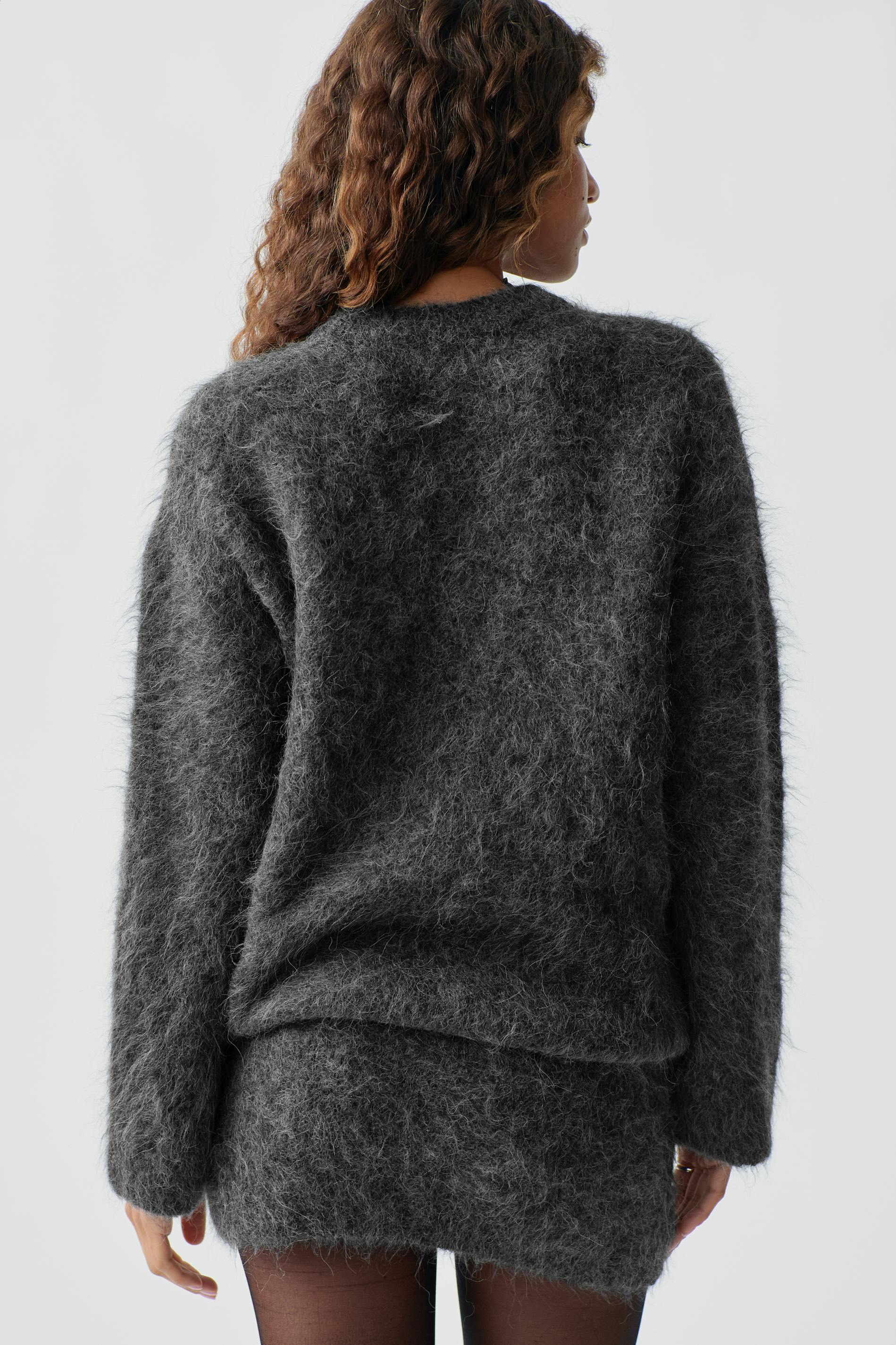 Knitted alpaca blend sweater