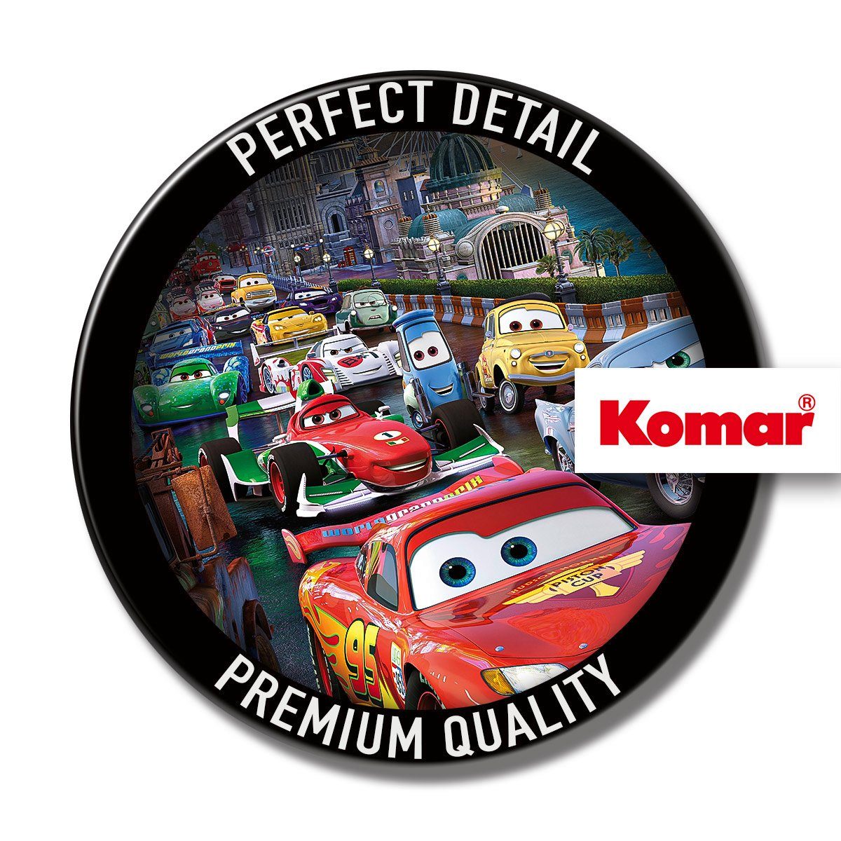 Komar Fototapete Cars Race, (1 St), 254x184 cm (Breite x Höhe)