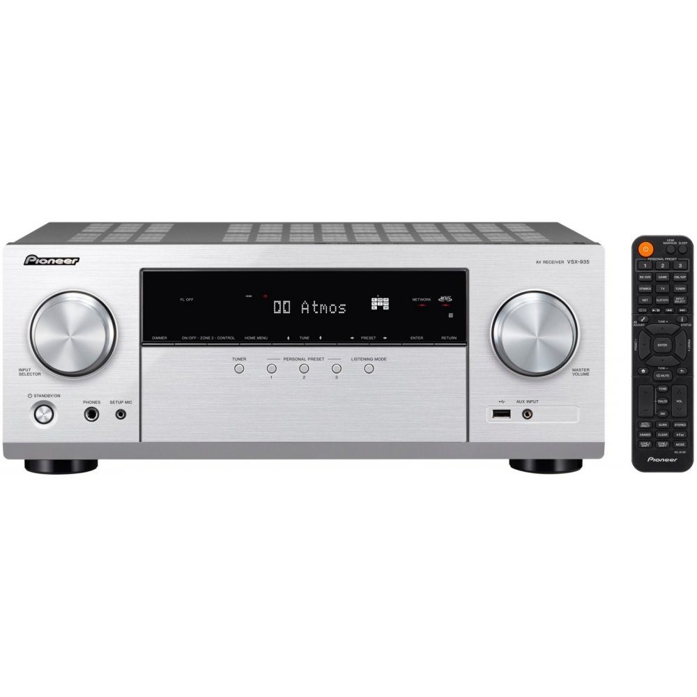 Pioneer VSX-935 Klang Effekt - Receiver - silber AV-Receiver