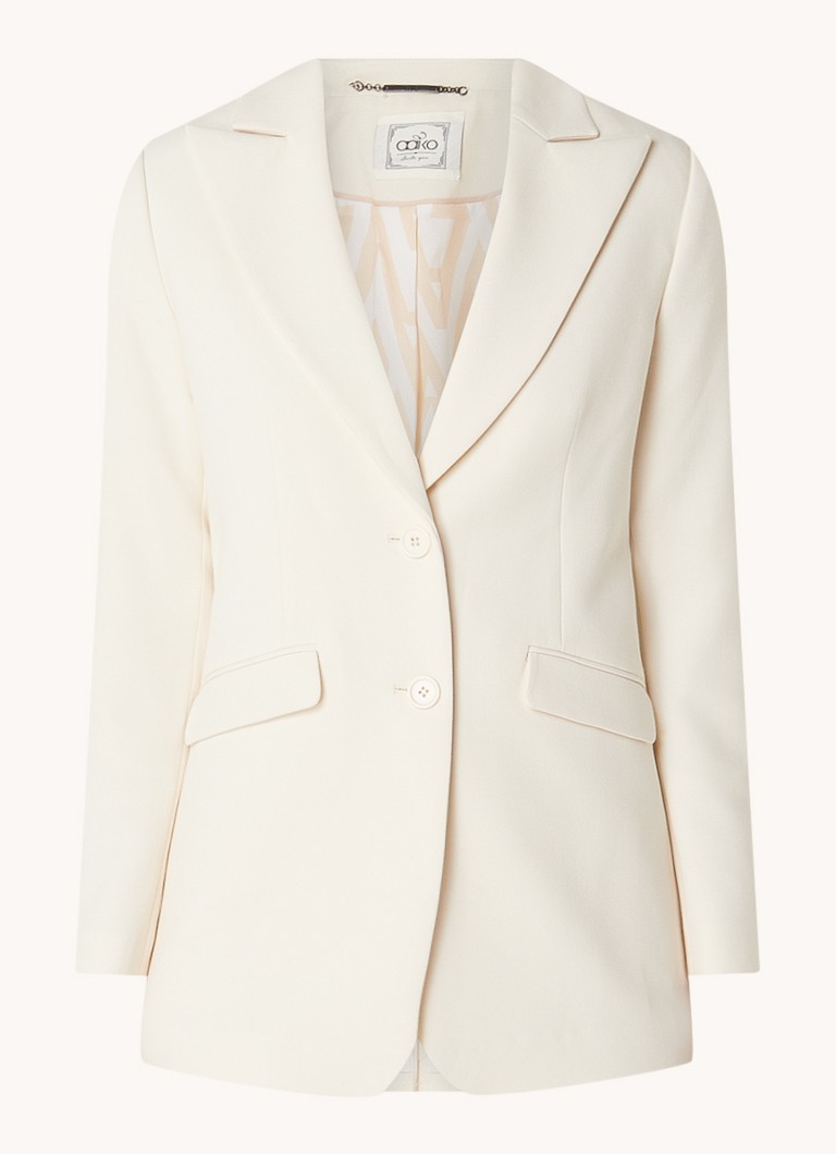 Aaiko Amilla blazer with flap pockets and tie belt