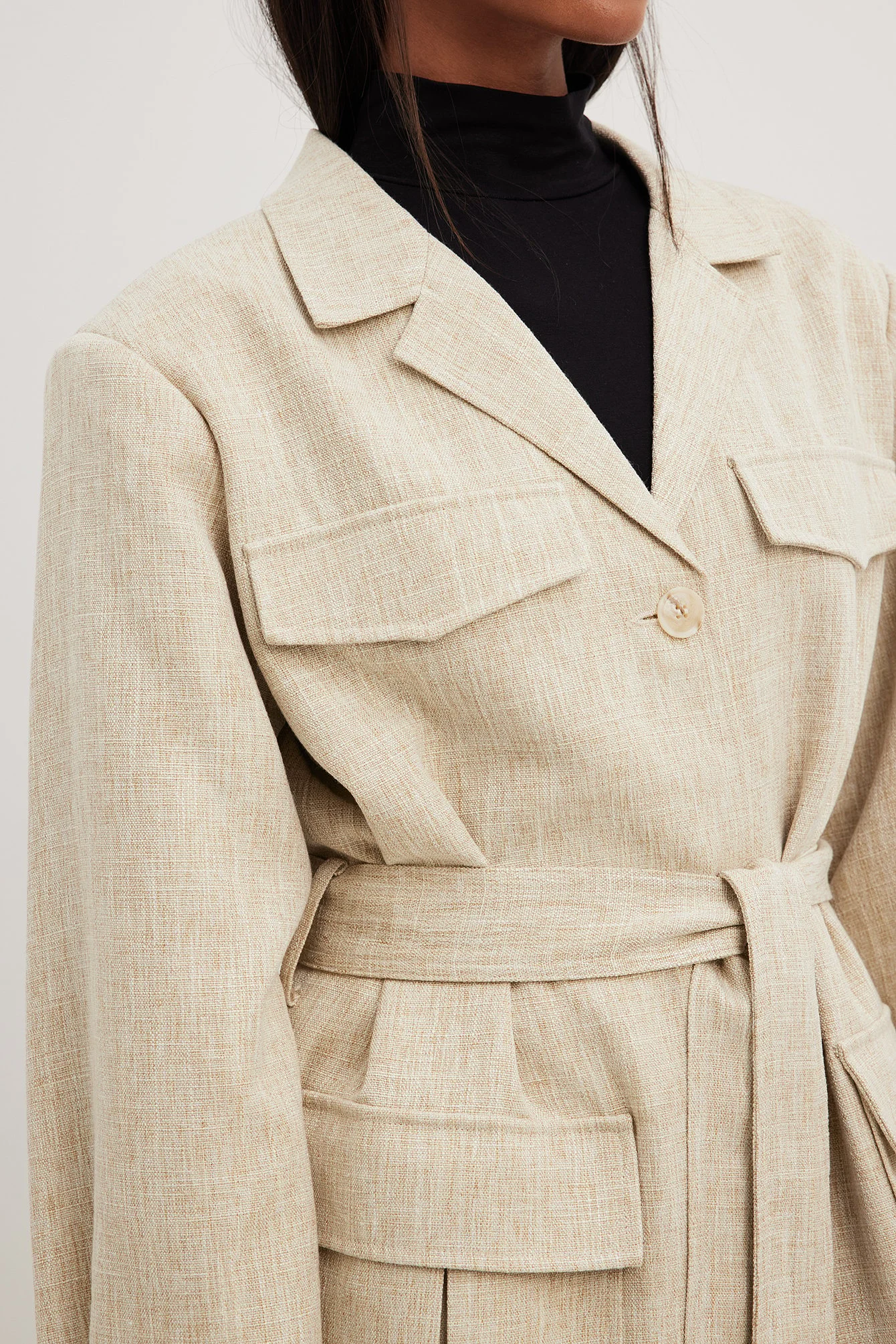 Jacke mit Fronttasche