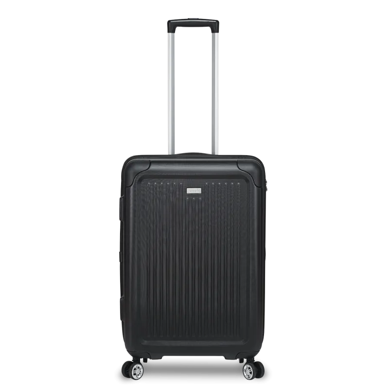 Stratic Hartschalen-Koffer M mit 4 Rollen, 66 cm, 67 Liter Stripe - Black